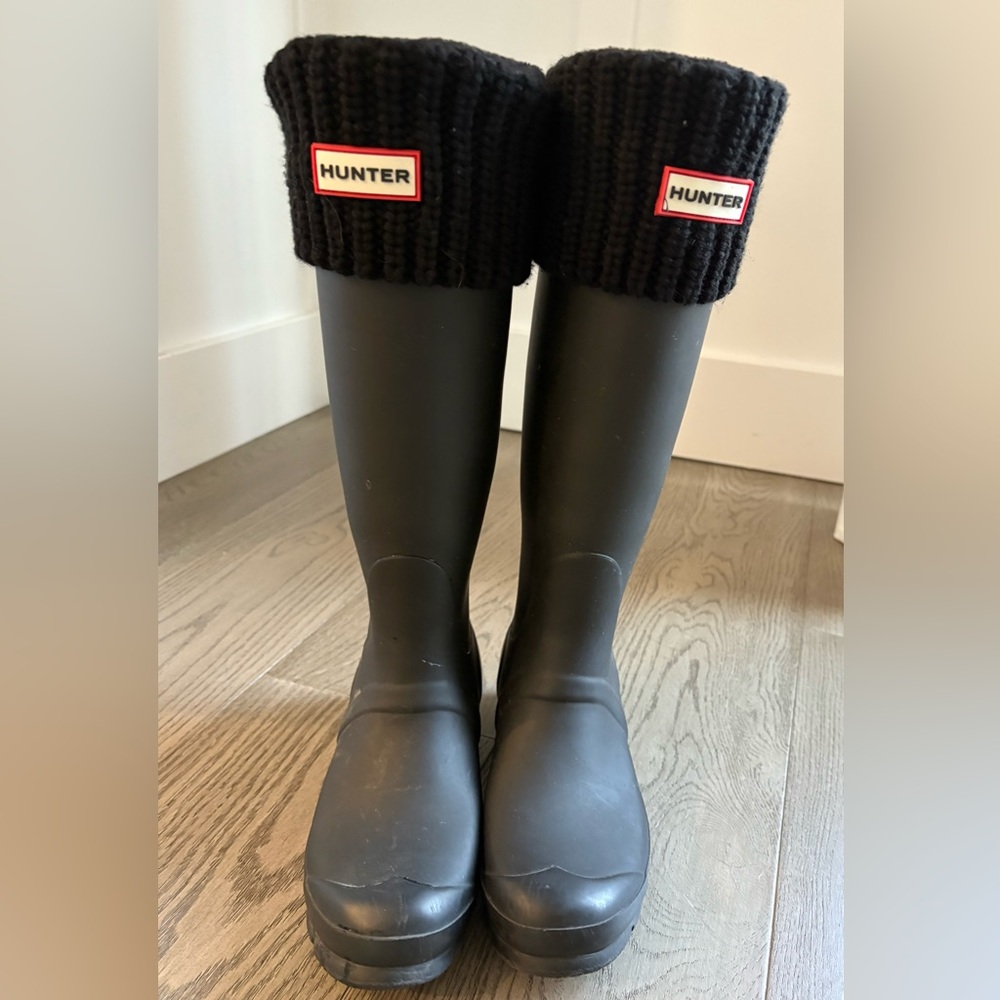Hunter Classic Black Rubber Boots